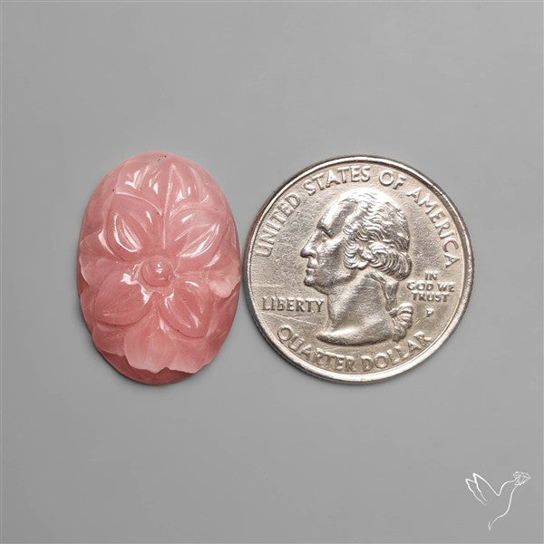 Guava Quartz Mughal Carving