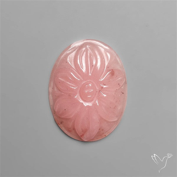 Guava Quartz Mughal Carving