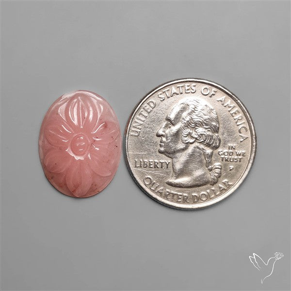 Guava Quartz Mughal Carving