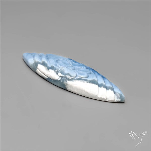 Owyhee Blue Opal Mughal Carving