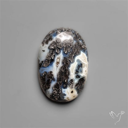 Parallel Dendritic Agate Cabochon