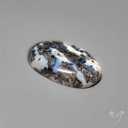 Parallel Dendritic Agate Cabochon