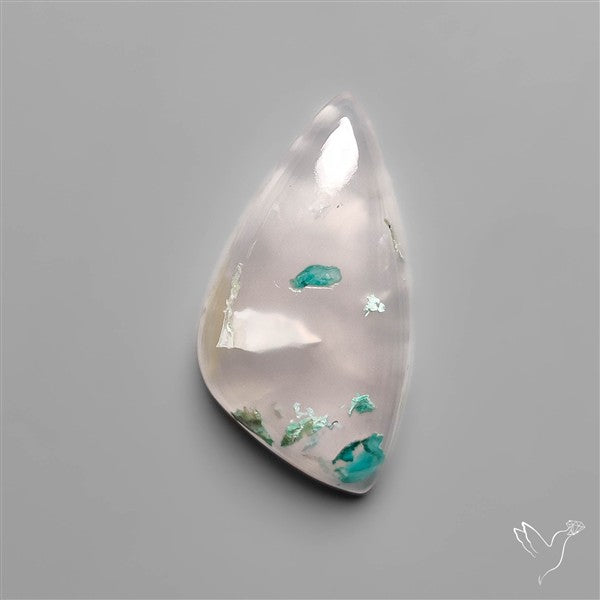 Rare Confetti Gem Chrysocolla Cabochon