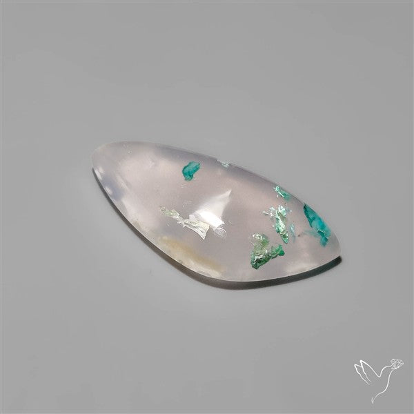 Rare Confetti Gem Chrysocolla Cabochon
