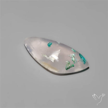 Rare Confetti Gem Chrysocolla Cabochon
