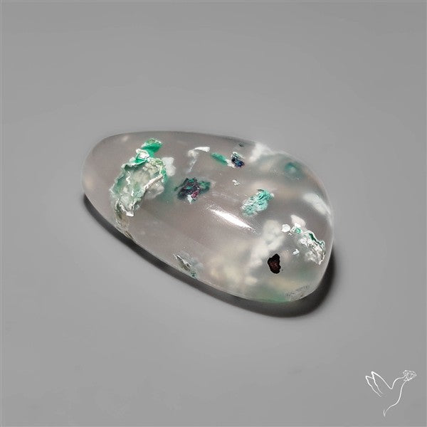 Rare Confetti Gem Chrysocolla Cabochon