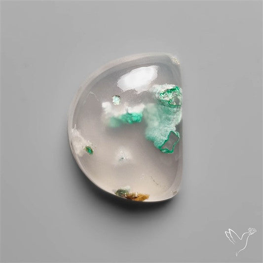 Rare Confetti Gem Chrysocolla Cabochon