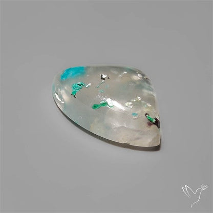Rare Confetti Gem Chrysocolla Cabochon