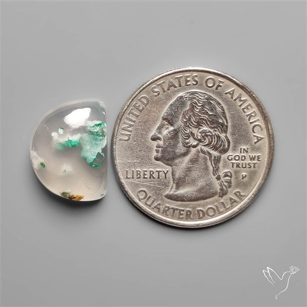 Rare Confetti Gem Chrysocolla Cabochon