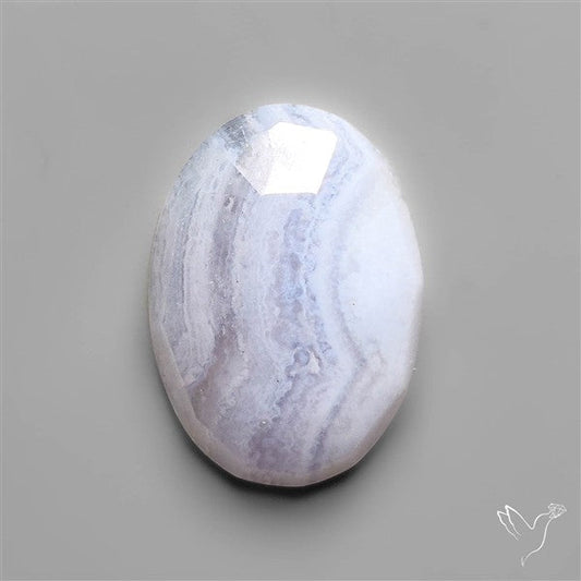 Rose Cut Blue Lace Agate