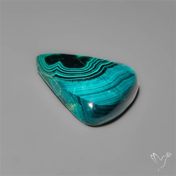 Rare Katanga Azurite Malachite Cabochon