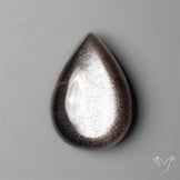 Silversheen Obsidian Cabochon