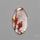 Rare Iron Stained Quartz Cabochon