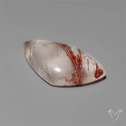 Rare Iron Stained Quartz Cabochon