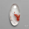 Rare Iron Stained Quartz Cabochon
