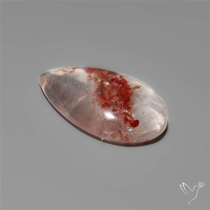 Rare Iron Stained Quartz Cabochon