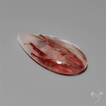 Rare Iron Stained Quartz Cabochon