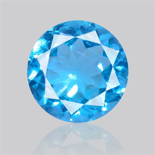 Faceted Sky Blue Apatite