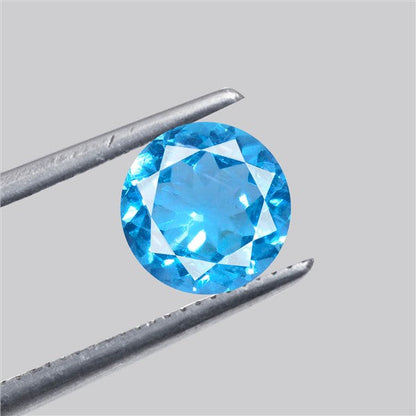 Faceted Sky Blue Apatite