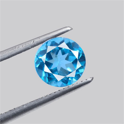 Faceted Sky Blue Apatite
