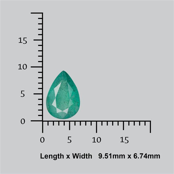 Faceted Zambian Emerald