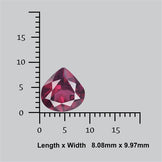 Faceted Rhodolite Garnet