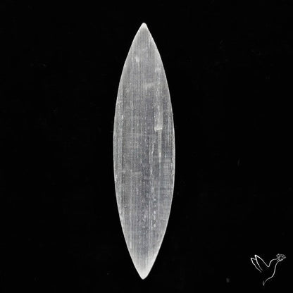 Raw Face Flashy Selenite Druzy