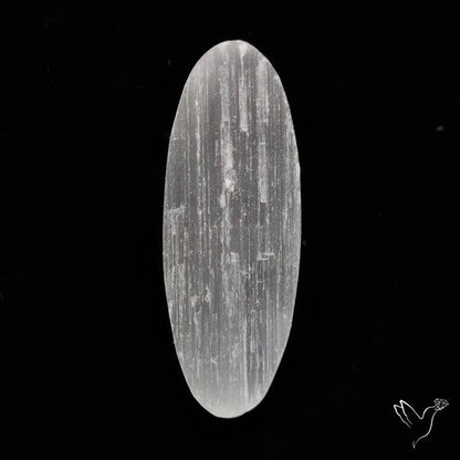 Raw Face Flashy Selenite Druzy