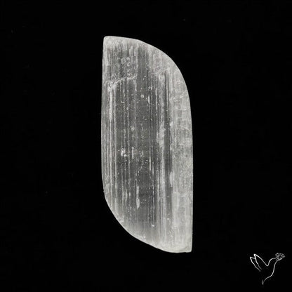 Raw Face Flashy Selenite Druzy