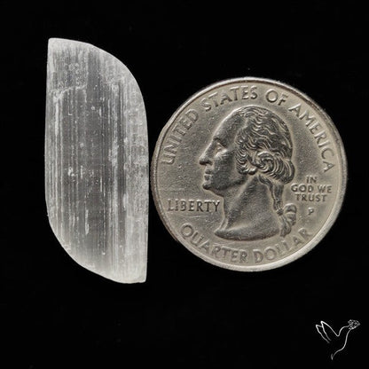 Raw Face Flashy Selenite Druzy