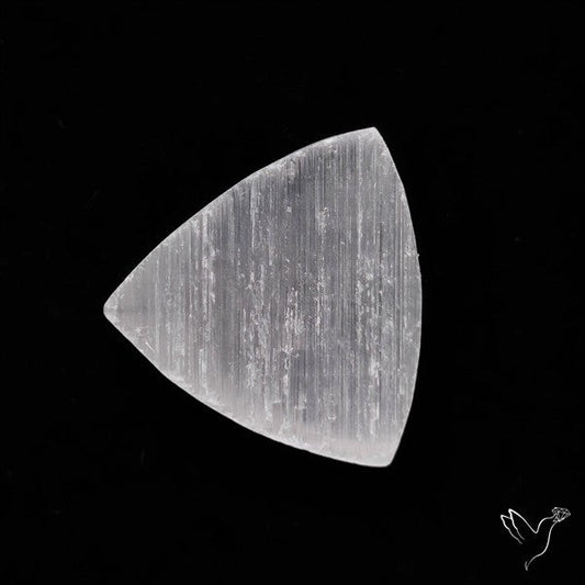 Raw Face Flashy Selenite Druzy