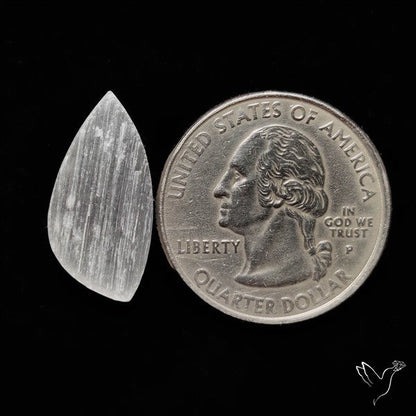 Raw Face Flashy Selenite Druzy