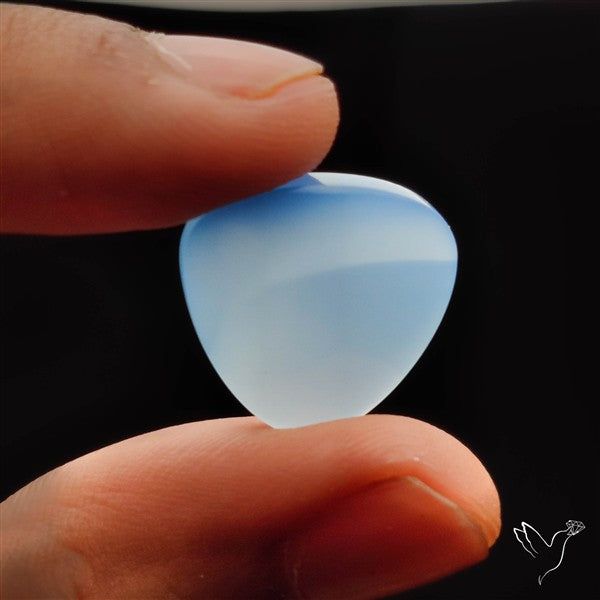 Gem Namibian Blue Chalcedony Cabochons