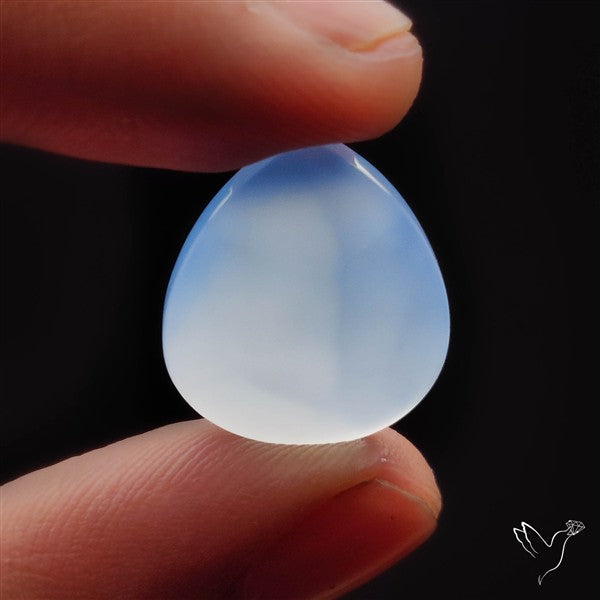 Gem Namibian Blue Chalcedony Cabochons