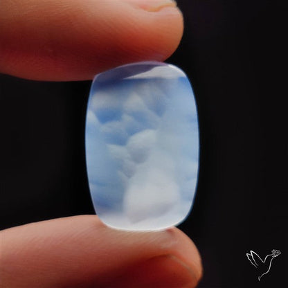 Gem Namibian Blue Chalcedony Cabochons
