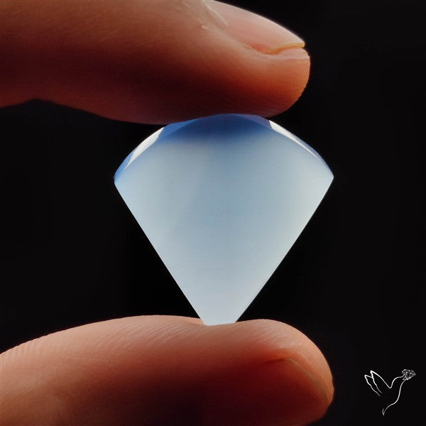 Gem Namibian Blue Chalcedony Cabochons