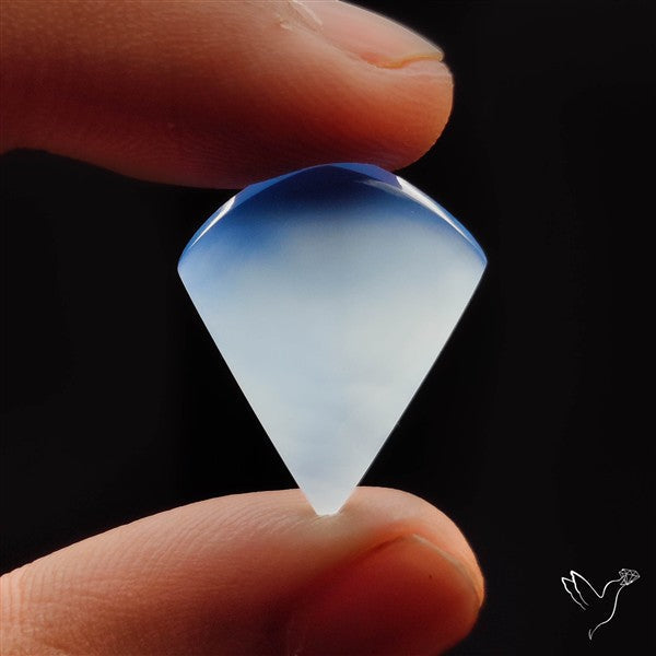 Gem Namibian Blue Chalcedony Cabochons