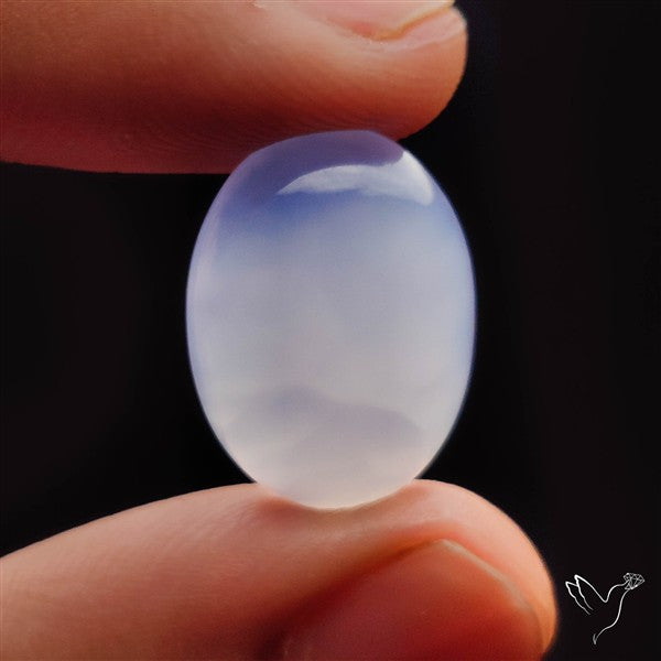 Gem Namibian Blue Chalcedony Cabochons