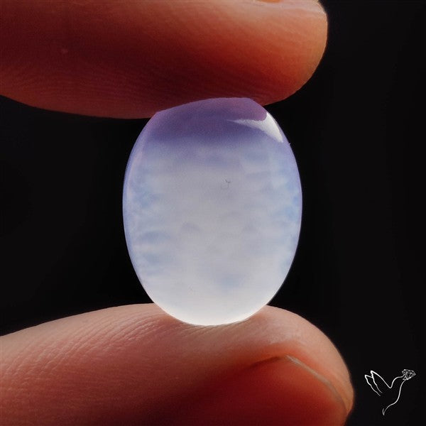 Gem Namibian Blue Chalcedony Cabochons