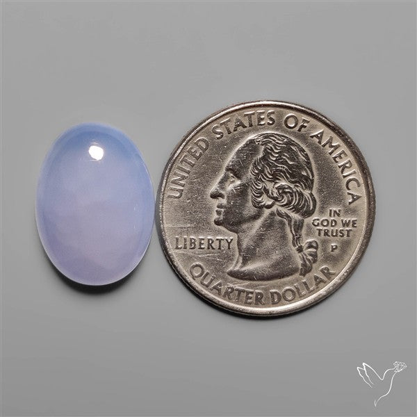 Gem Namibian Blue Chalcedony Cabochons