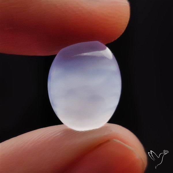 Gem Namibian Blue Chalcedony Cabochons