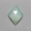 Rose Cut Aqua Chalcedony