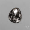 Rose Cut Black Rutile Quartz from Sri Lanka
