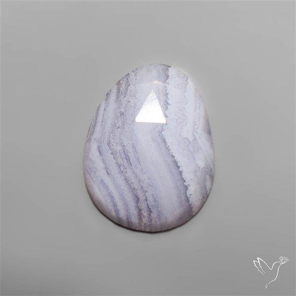 Rose Cut Blue Lace Agate
