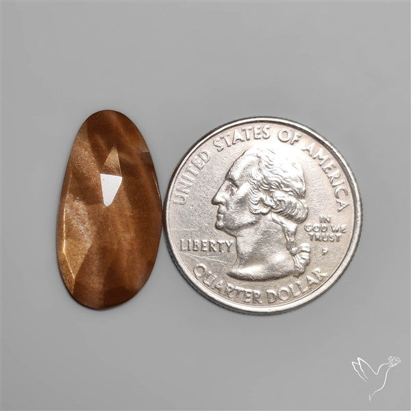 Rose Cut Goldenshine Sunstone