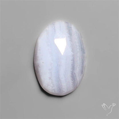 Rose Cut Blue Lace Agate