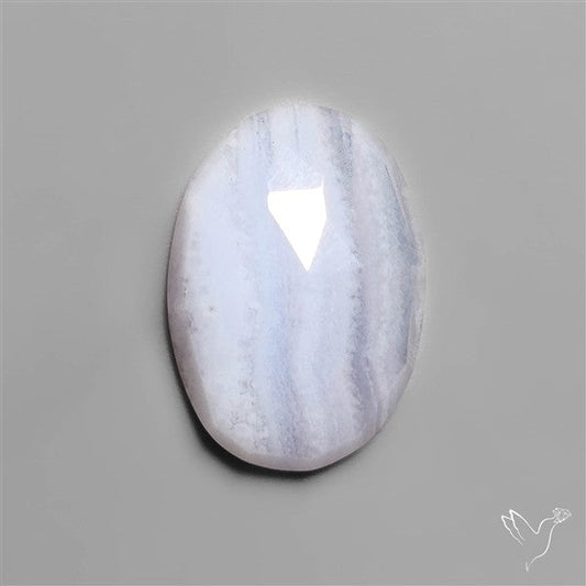 Rose Cut Blue Lace Agate