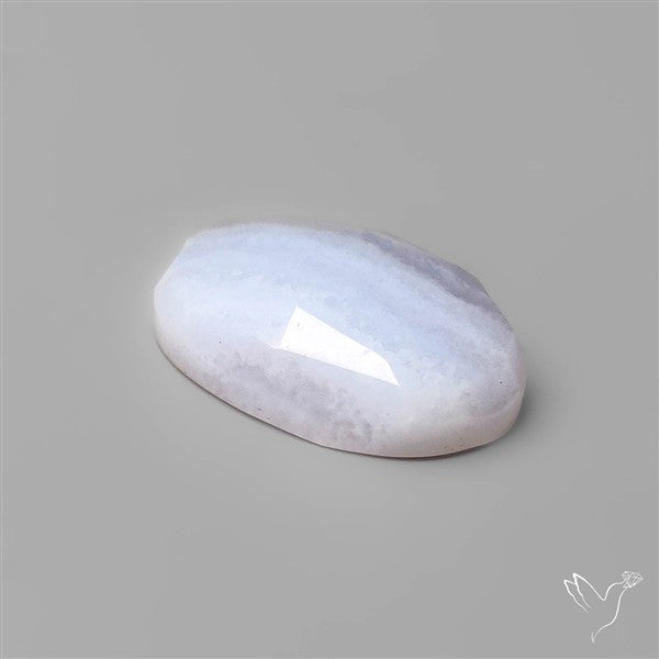 Rose Cut Blue Lace Agate