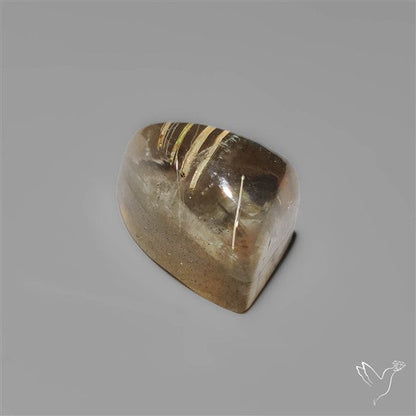 Golden Rutilated Quartz and Labradorite Doublet