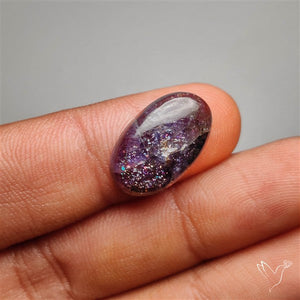 AAA Bloodshot Iolite Sunstone Cabochon